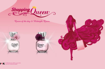 Parfümflaschen Shopping Queen, Kunde: LUXESS GROUP